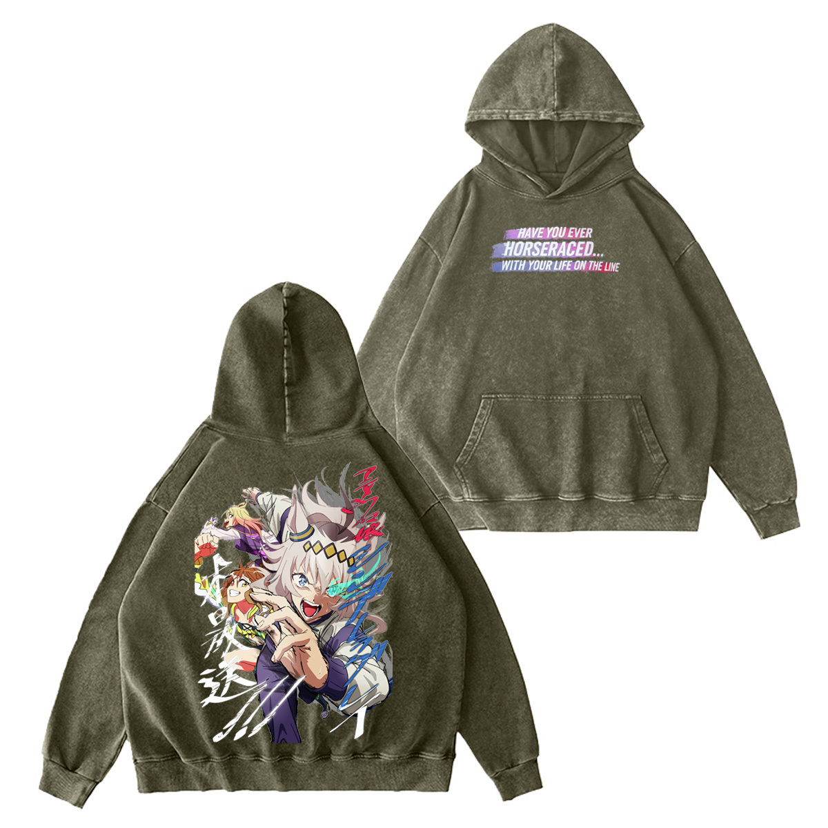 Uma Musume Pretty Derby Washed T-shirt/Crewneck/Hoodie