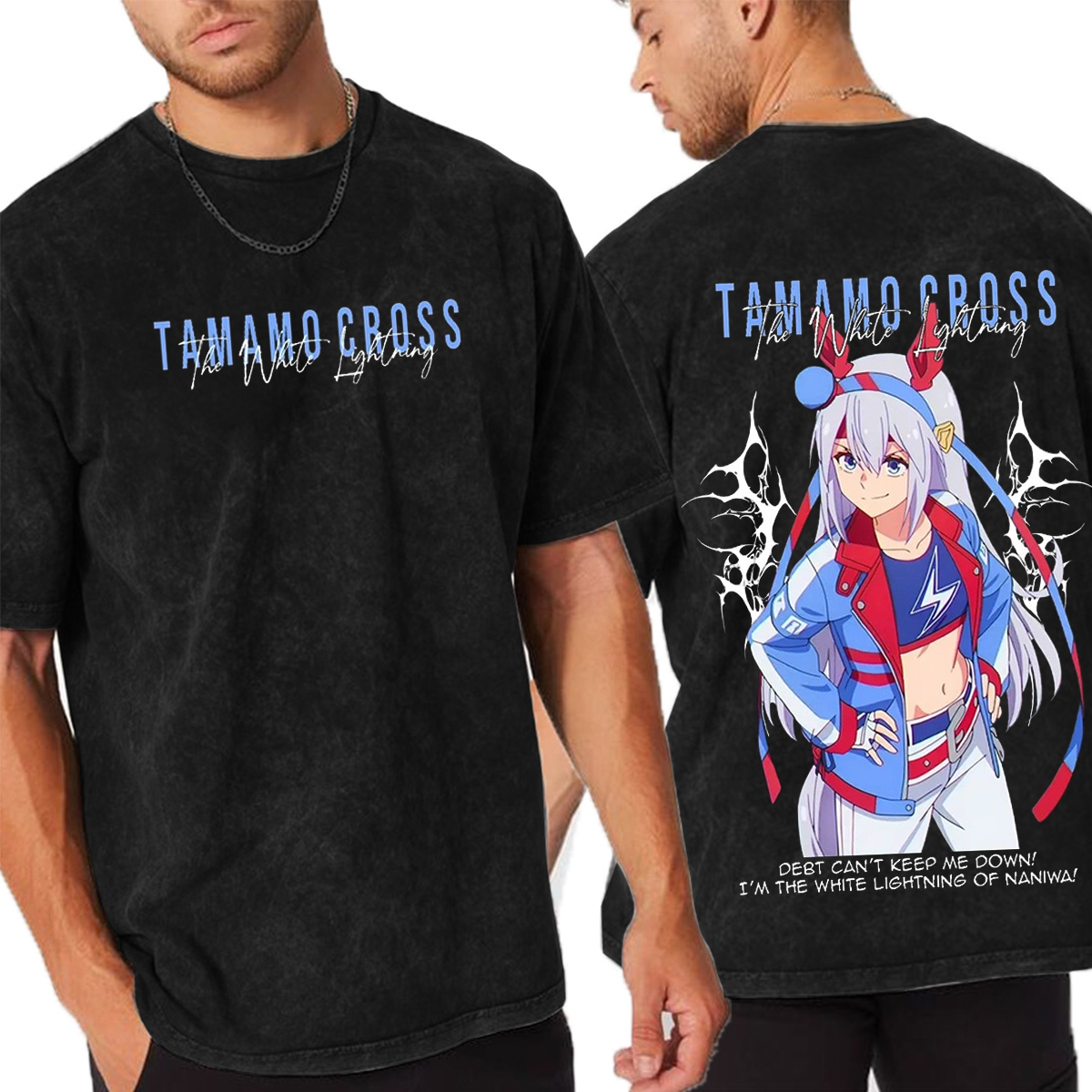 Umamusume: Pretty Derby Series Oversized Unisex Washed T-Shirt