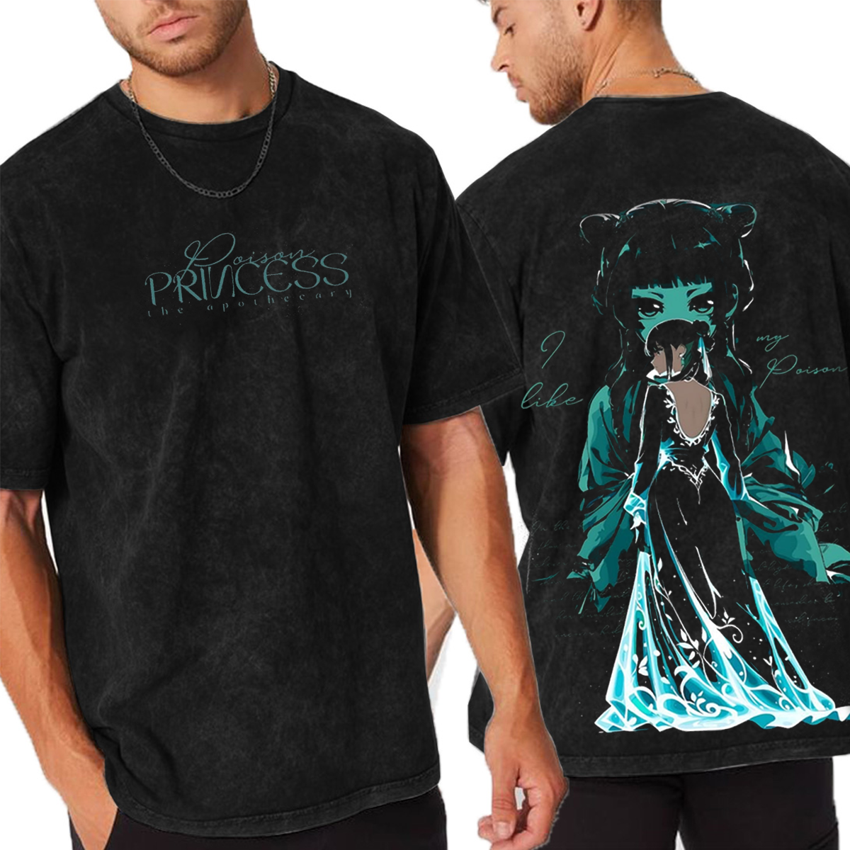 The Apothecary Diaries Manhunt Oversized Unisex Washed T-Shirt