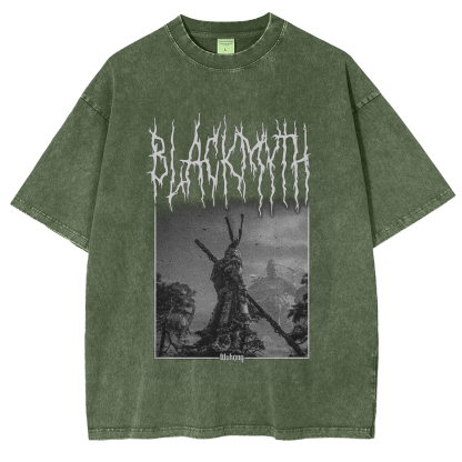 Black Myth Wukong Vintage Unisex Washed T-Shirt