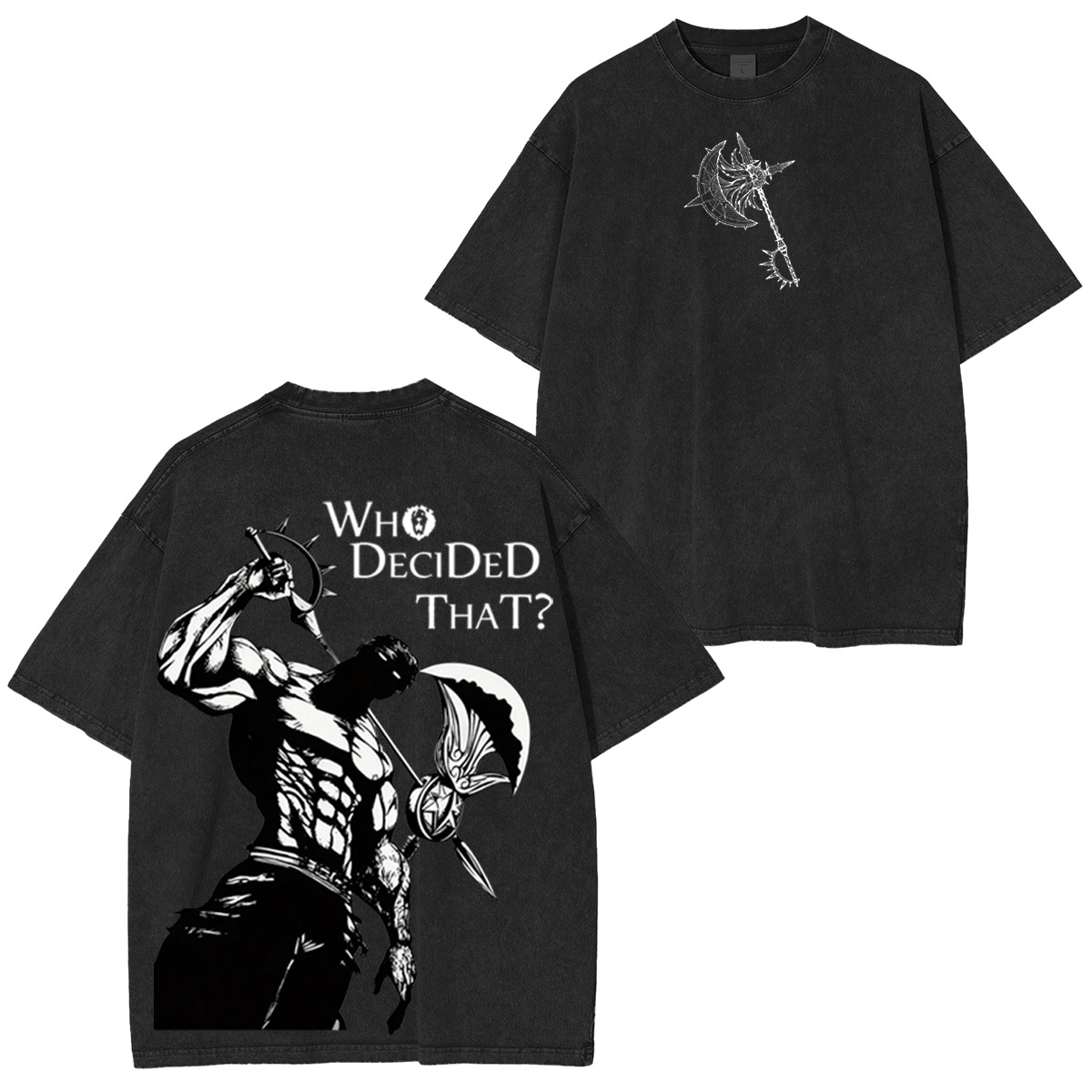 EscanorSevenDeadlySins Oversized Washed T-shirt/Crewneck/Hoodie