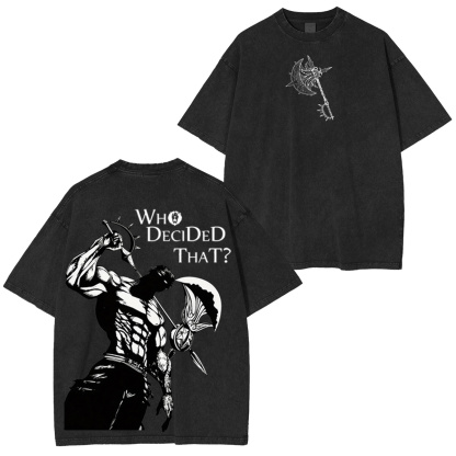 EscanorSevenDeadlySins  Oversized Washed T-shirt/Crewneck/Hoodie