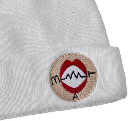 VEECOOCOS Soul Eater Knitted Hat Embroidered Beanie Cap Soul Eater Cosplay Hat