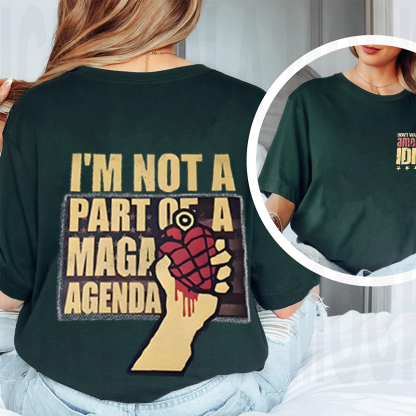 Im Not A Part OF MAGA Agenda Shirts/Crewneck/Hoodie