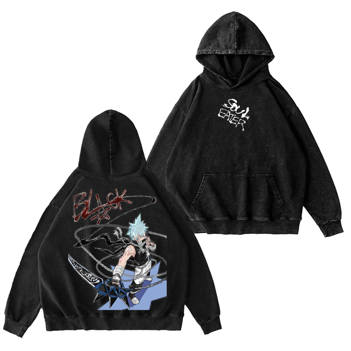 Soul Eate Black Star Oversized T-shirt/Crewneck/Hoodie
