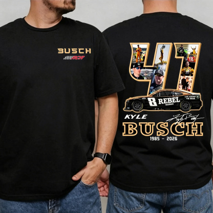 RIP Kyle Busch Rowdy Nascar Legend Memorial  Unisex Shirts/Crewneck/Hoodie