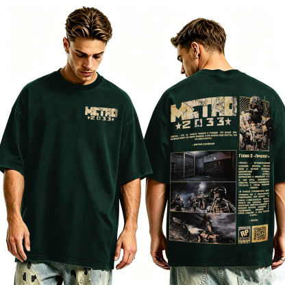 Metro 2033 Soviet Flare Washed T-shirt/Crewneck/Hoodie