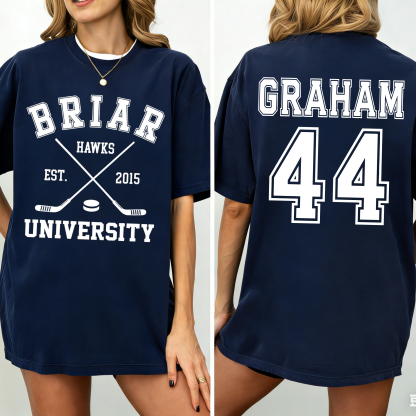 Briar University Graham 44 Hockey, Off Campus Unisex T-shirt/Crewneck/Hoodie