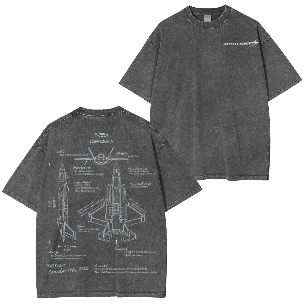 F-35 Lightning II Vintage Washed T-shirt/Crewneck/Hoodie