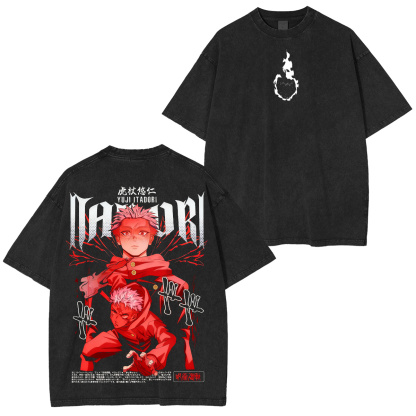 Jujutsu Kaisen Vintage Washed T-shirt/Crewneck/Hoodie