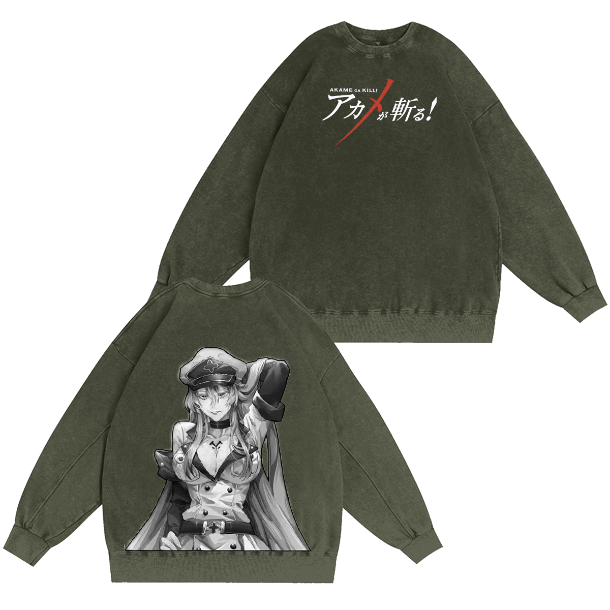 Akame ga Kill! Vintage Washed T-shirt/Crewneck/Hoodie