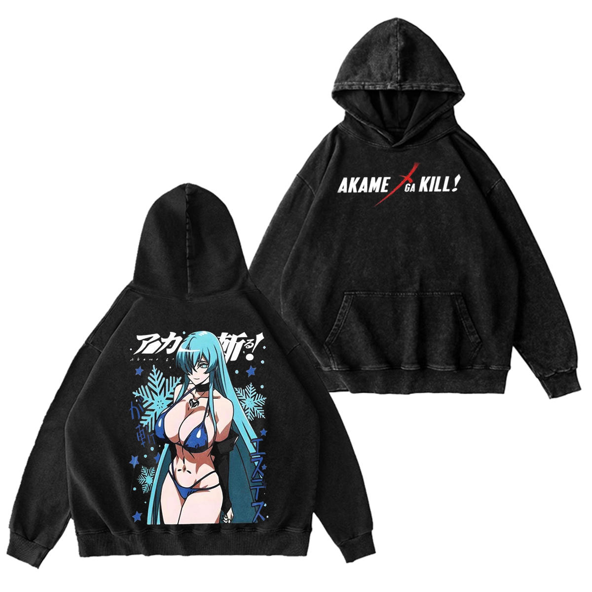 AKAME GA KILL Esdeath Oversized Unisex T-shirt/Crewneck/Hoodie