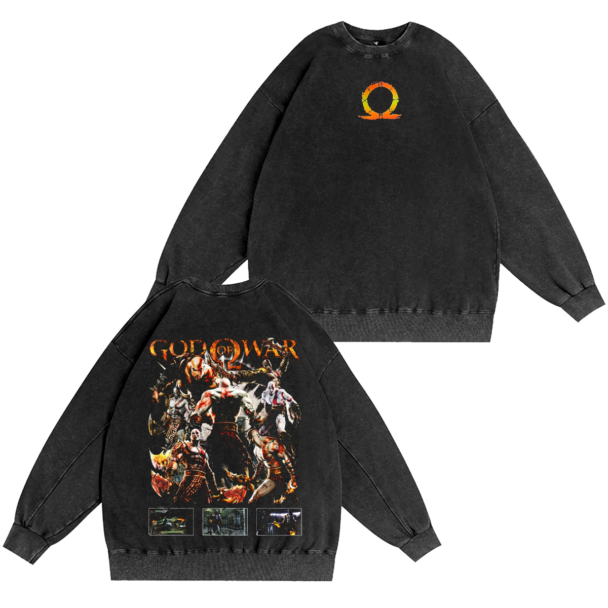 Kratos God of War Oversized T-shirt/Crewneck/Hoodie