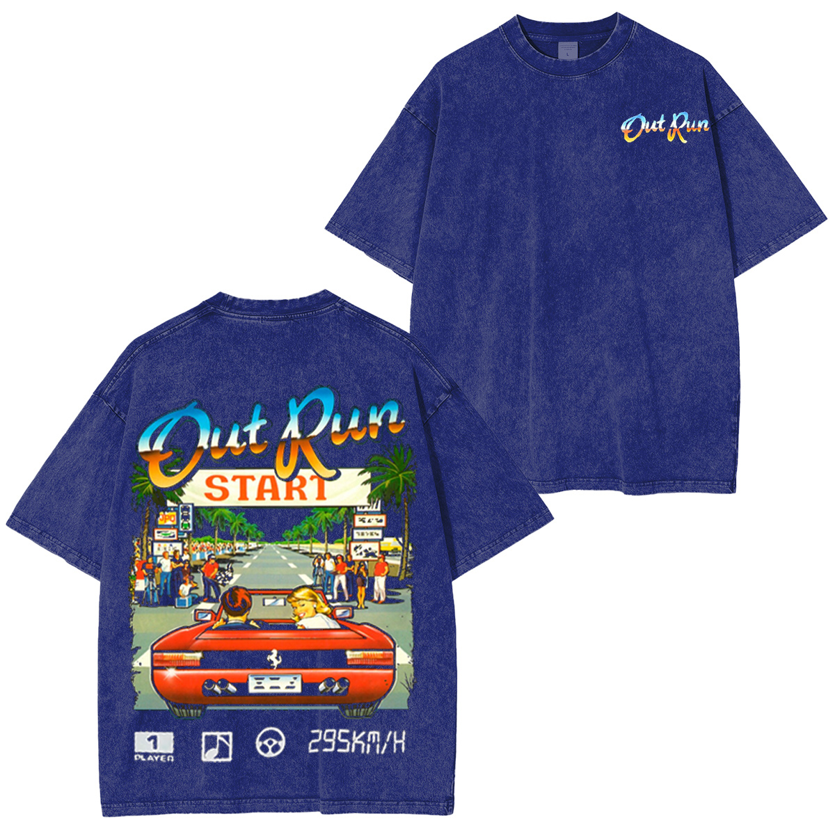 Retro Out Run Oversized T-shirt/Crewneck/Hoodie