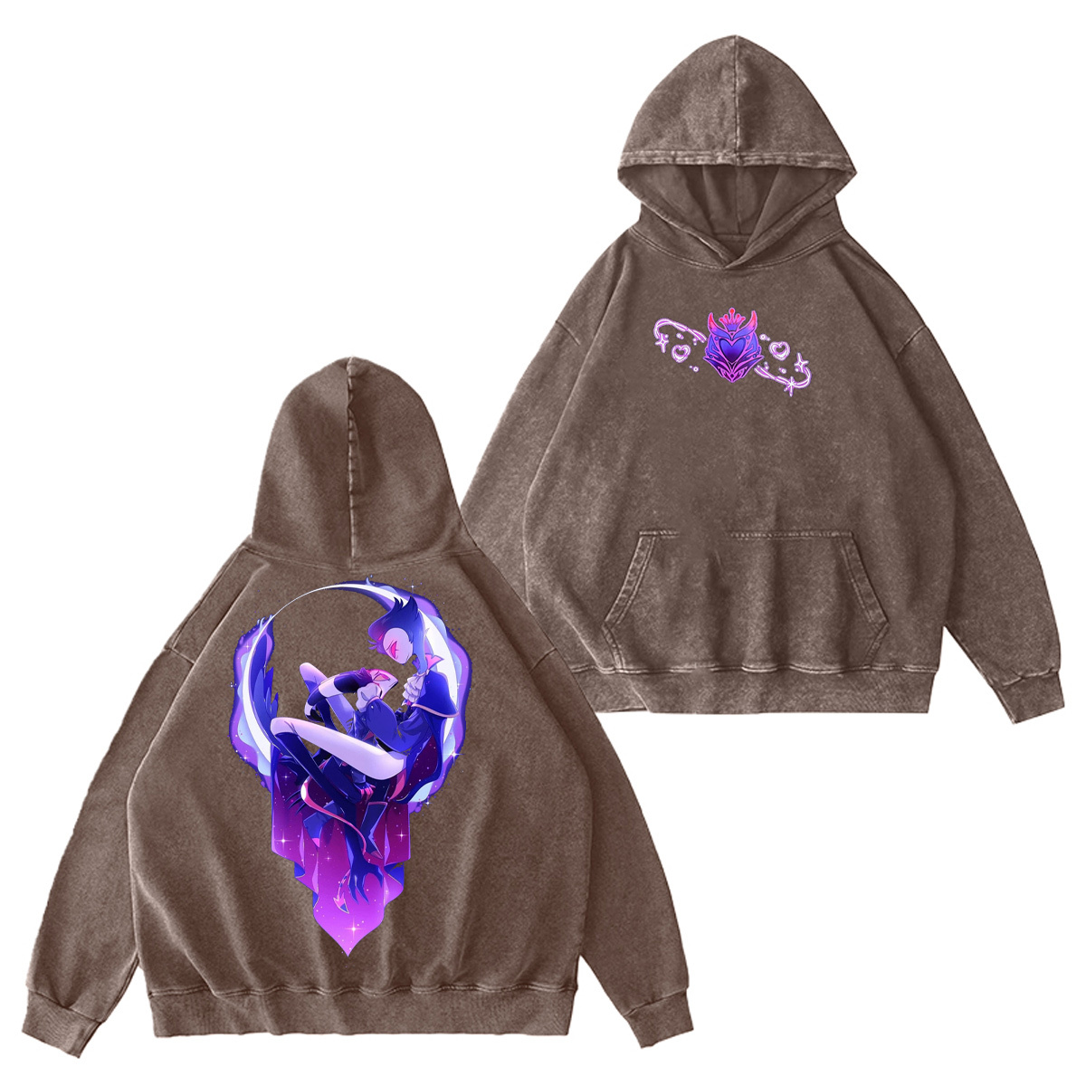 Stolas x Blitzo Hazbin Hotel Oversized T-shirt/Crewneck/Hoodie