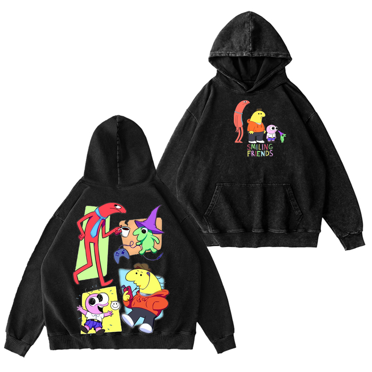 Smiling Friends Vintage  Washed T-shirt/Crewneck/Hoodie