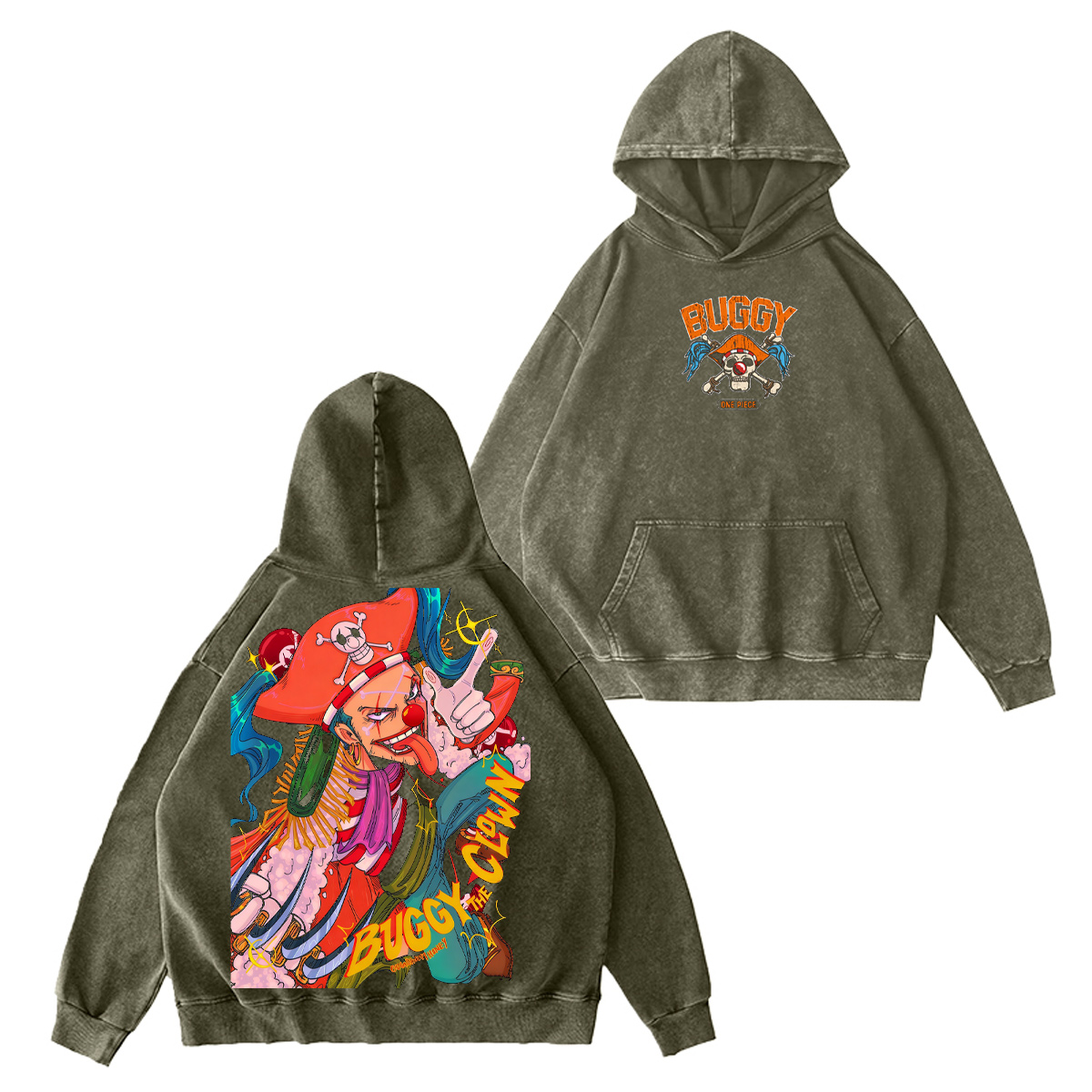 Buggy the Clown One Piece Oversized T-shirt/Crewneck/Hoodie