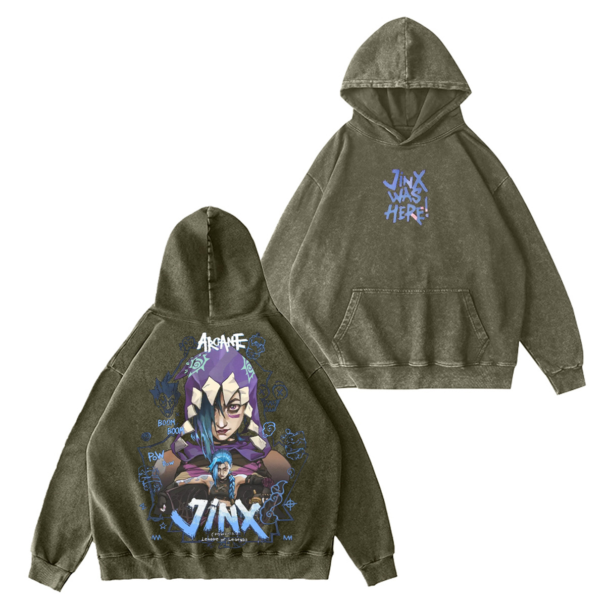 Jinx Was Here Oversized T-shirt/Crewneck/Hoodie