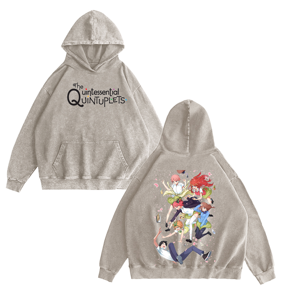 The Quintessential Quintuplets  Washed T-shirt/Crewneck/Hoodie
