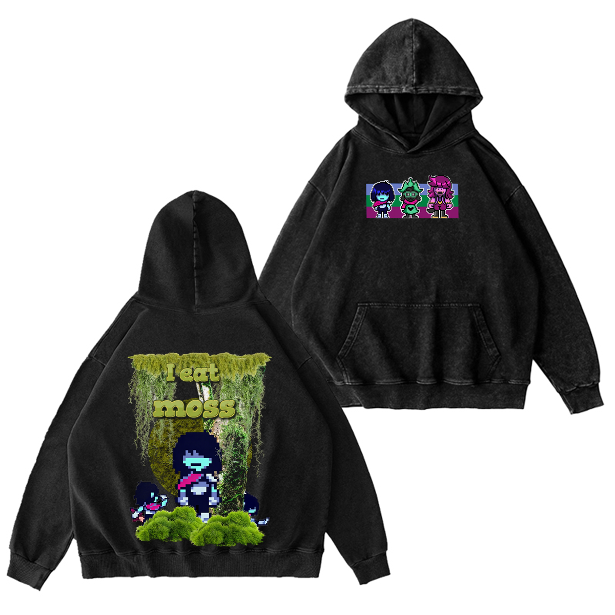 I eat moss Kris Deltarune Men Oversized T-shirt/Crewneck/Hoodie