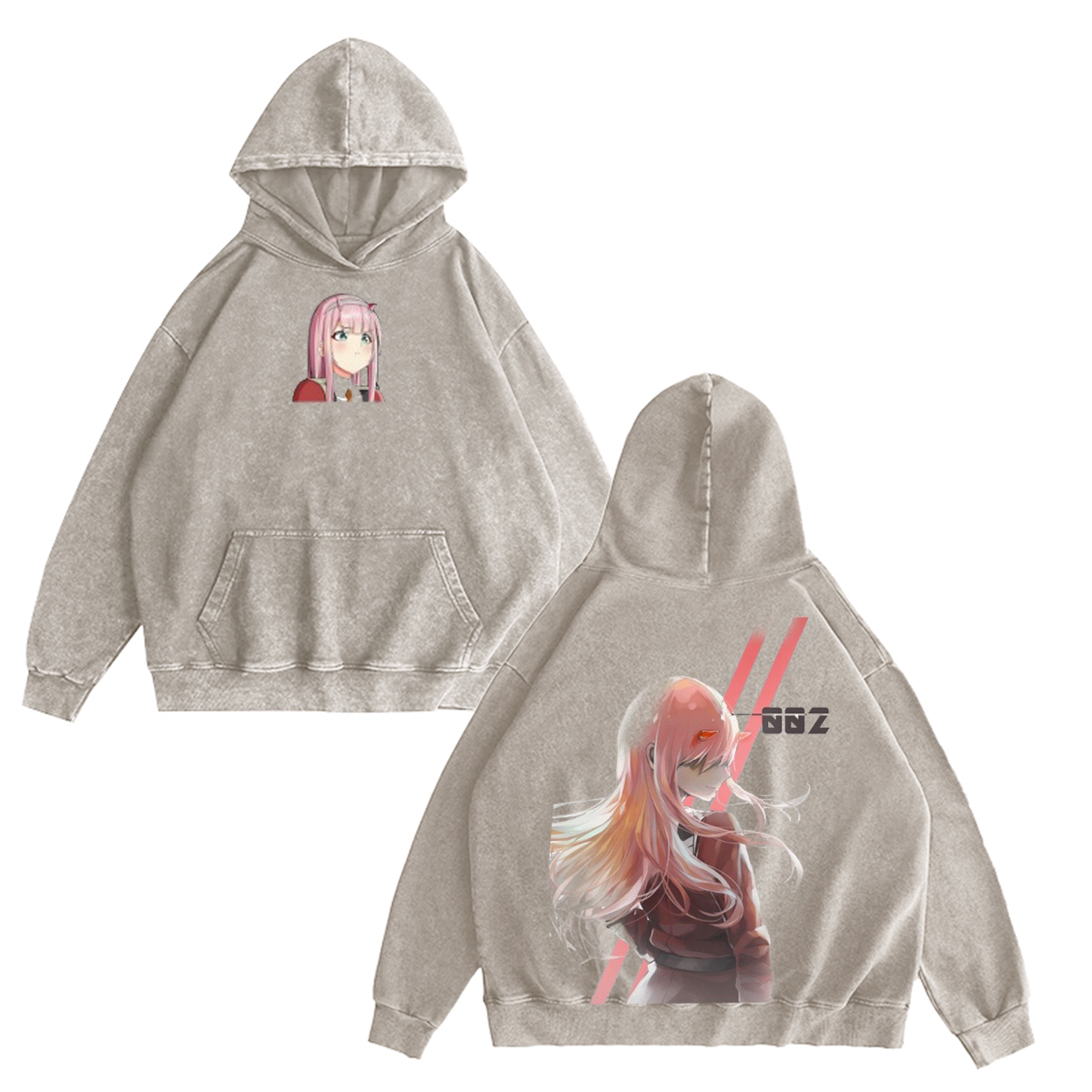 DARLING in the FRANXX Washed T-shirt/Crewneck/Hoodie