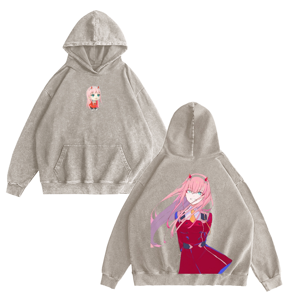 DARLING in the FRANXX Washed T-shirt/Crewneck/Hoodie