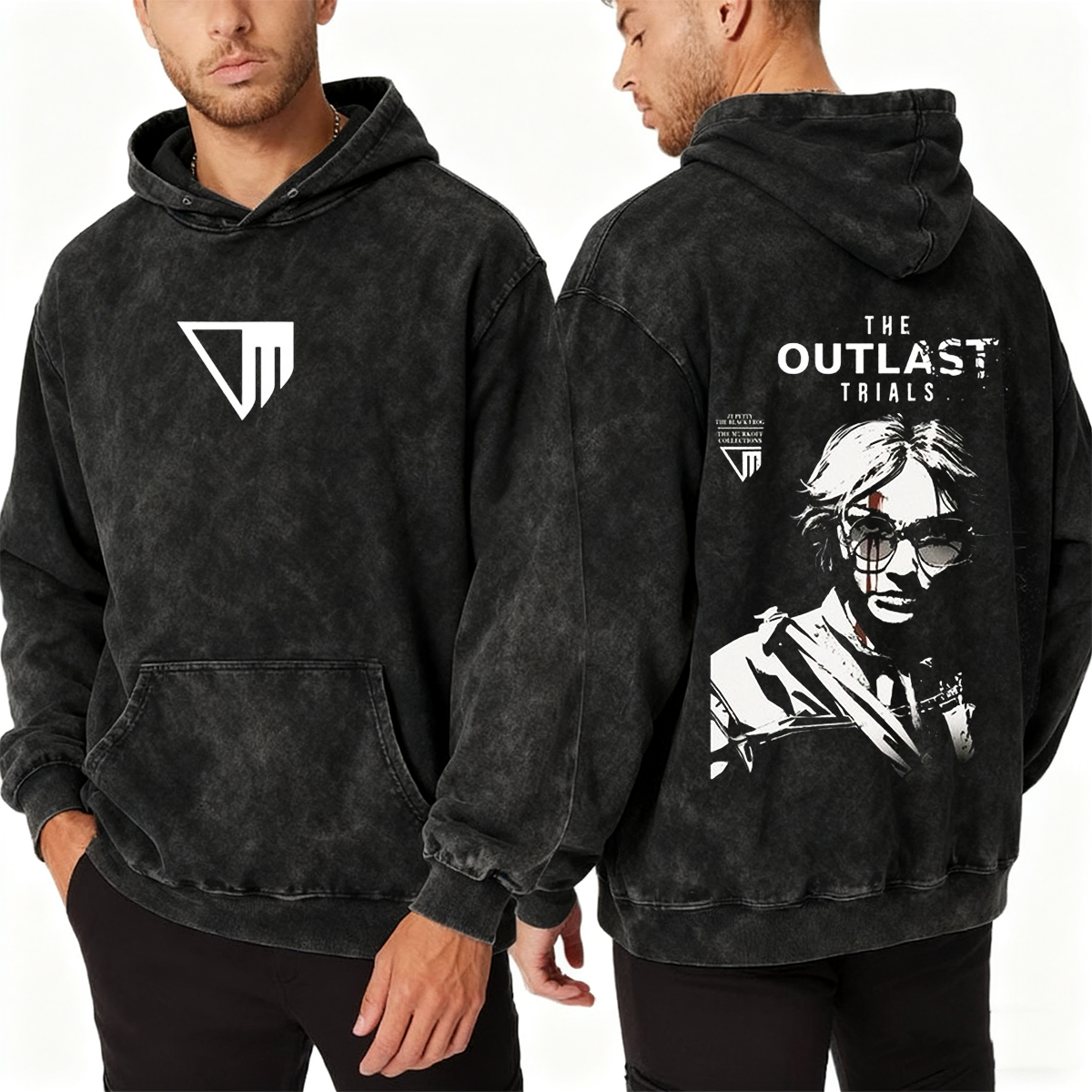 The Outlast Trials Horror Game Washed T-shirt/Crewneck/Hoodie