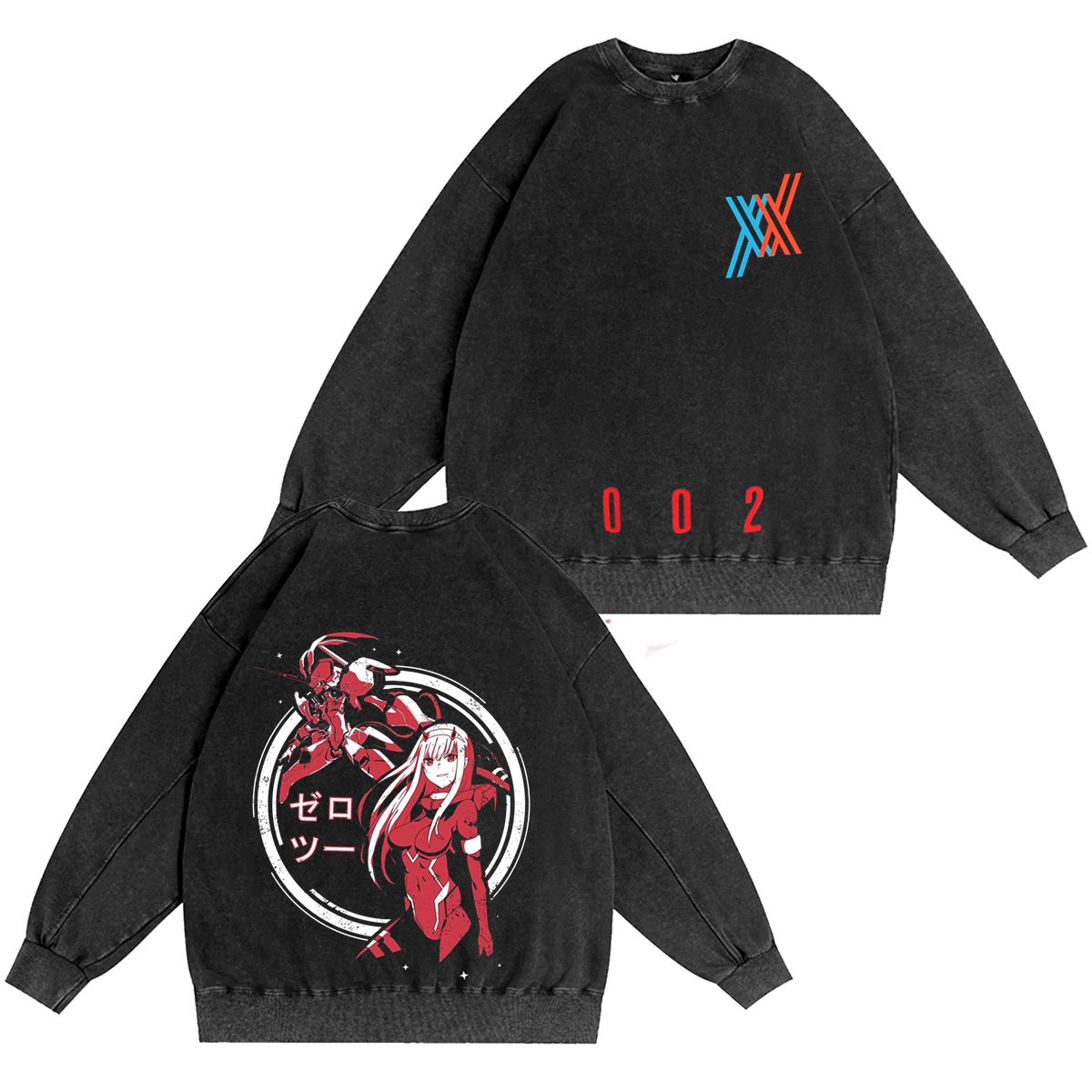 DARLING in the FRANXX Washed T-shirt/Crewneck/Hoodie