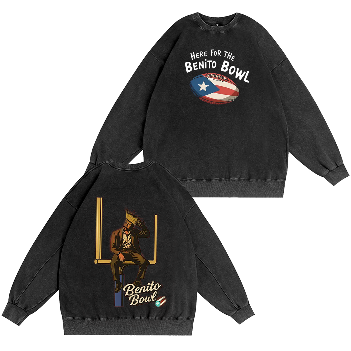 Benito Bowl Washed T-shirt/Crewneck/Hoodie
