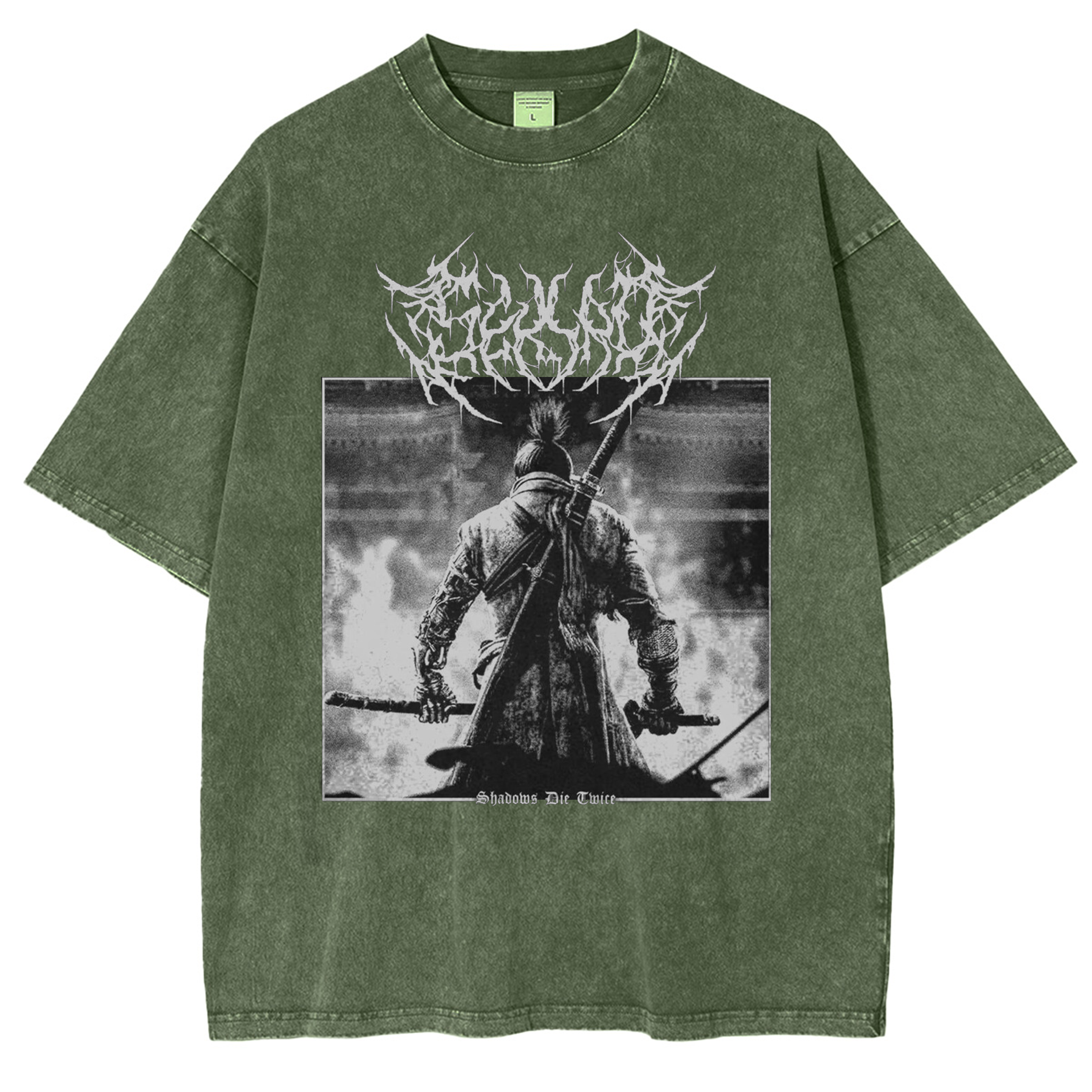Sekiro: Shadows Die Twice Vintage Unisex Washed T-Shirt