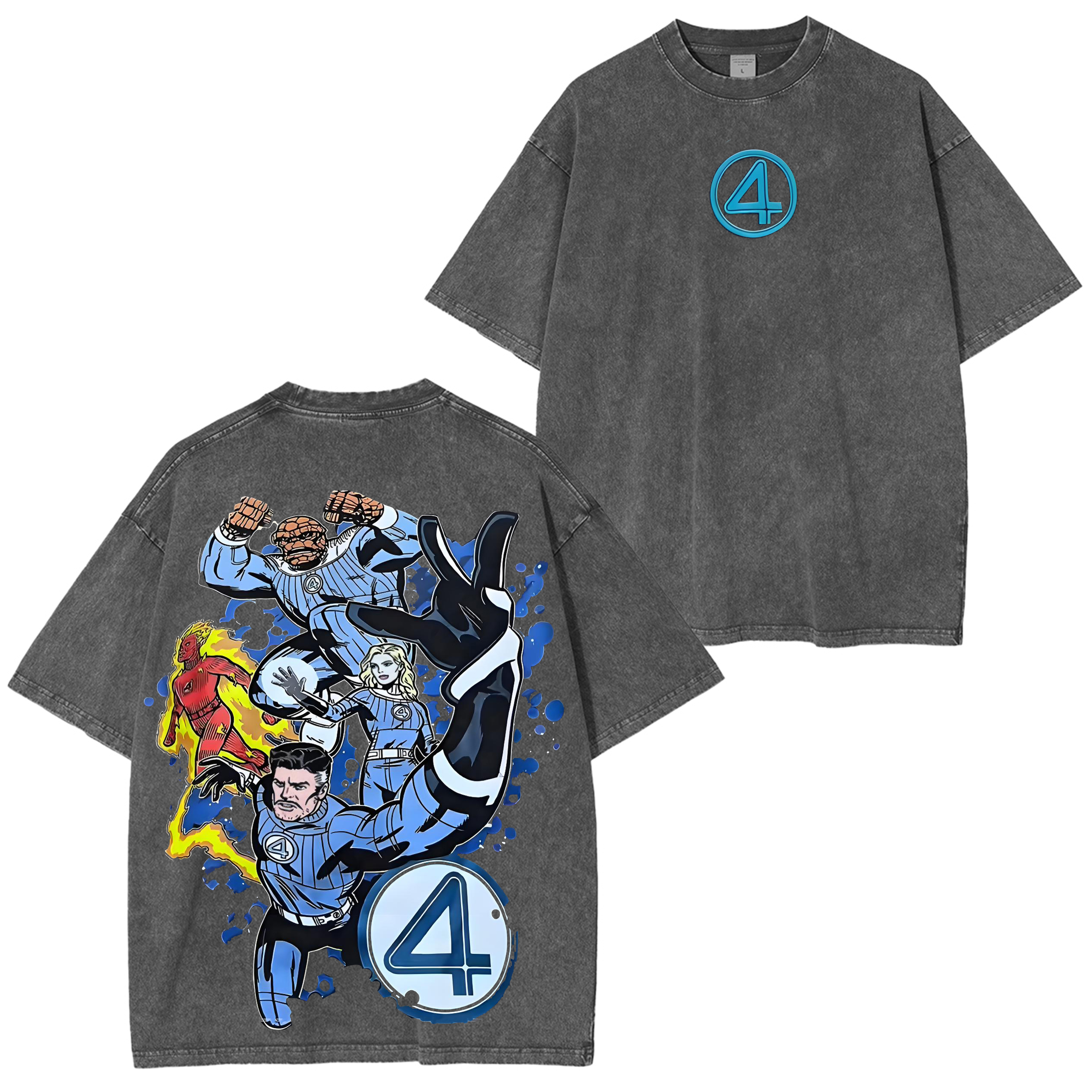 Fantastic Four Vintage Washed T-Shirt