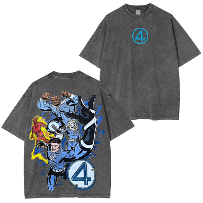 Fantastic Four Vintage Washed T-Shirt