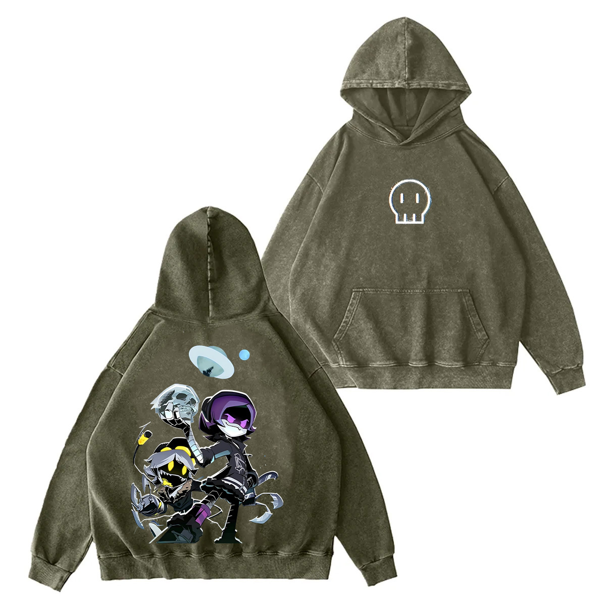 New It Came From Copper 9 Murder Drones Oversized Washed T-shirt/Crewneck/Hoodie