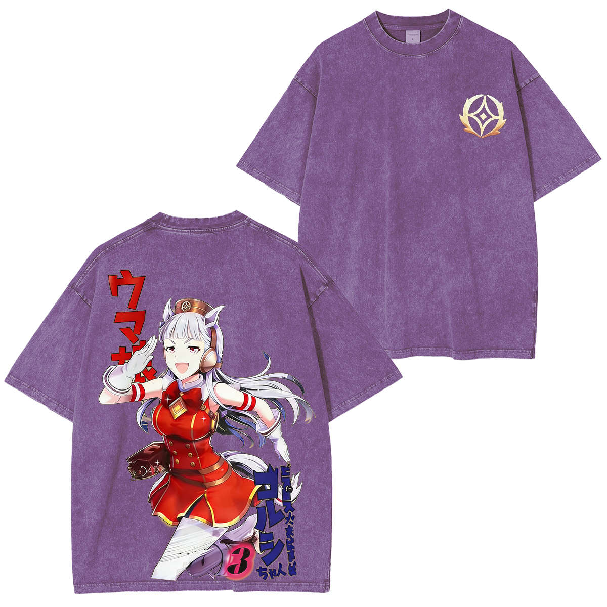 Umamusume Pretty Derby Unisex  Washed T-Shirt