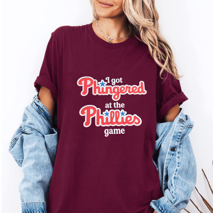 I Got Phingered At The Phillies Game Shirt
