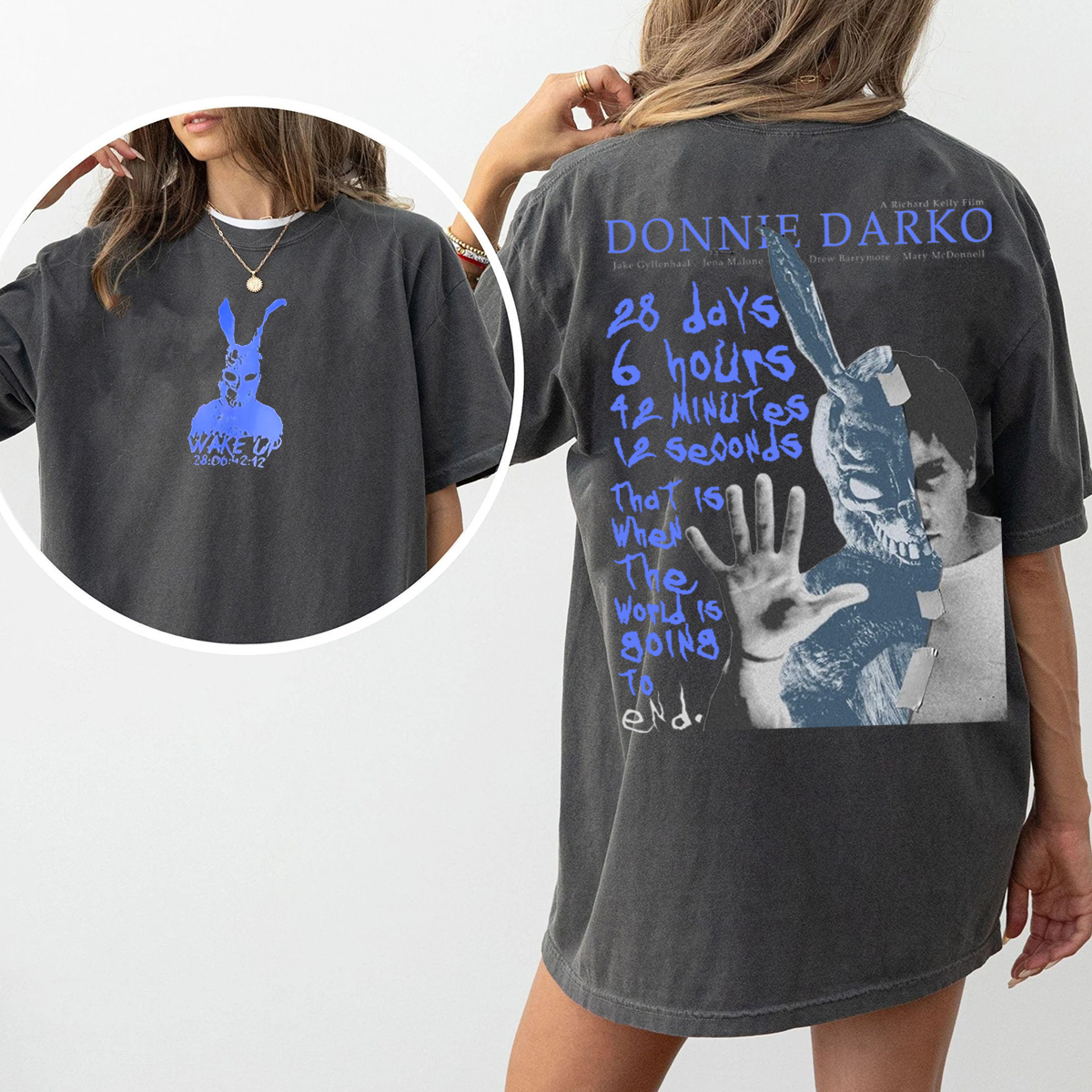 Donnie Darko Frank the Rabbit Unisex Washed T-Shirt