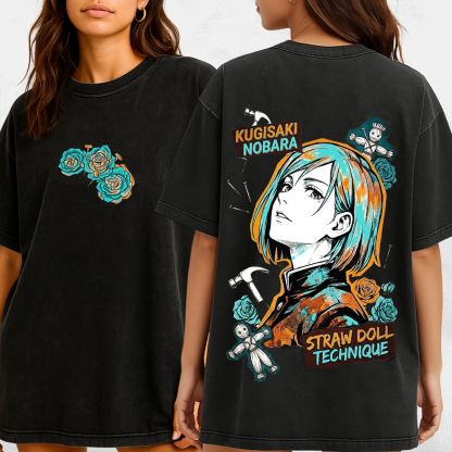 Nobara Kugisaki Jujutsu Kaisen Unisex Washed T-Shirt