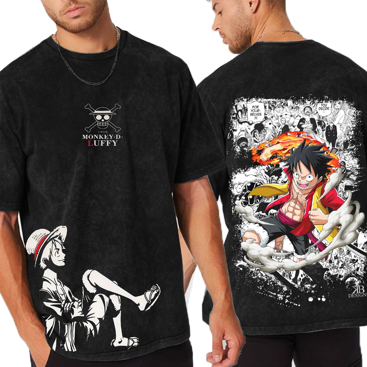 One Piece  VintageOversized Tee