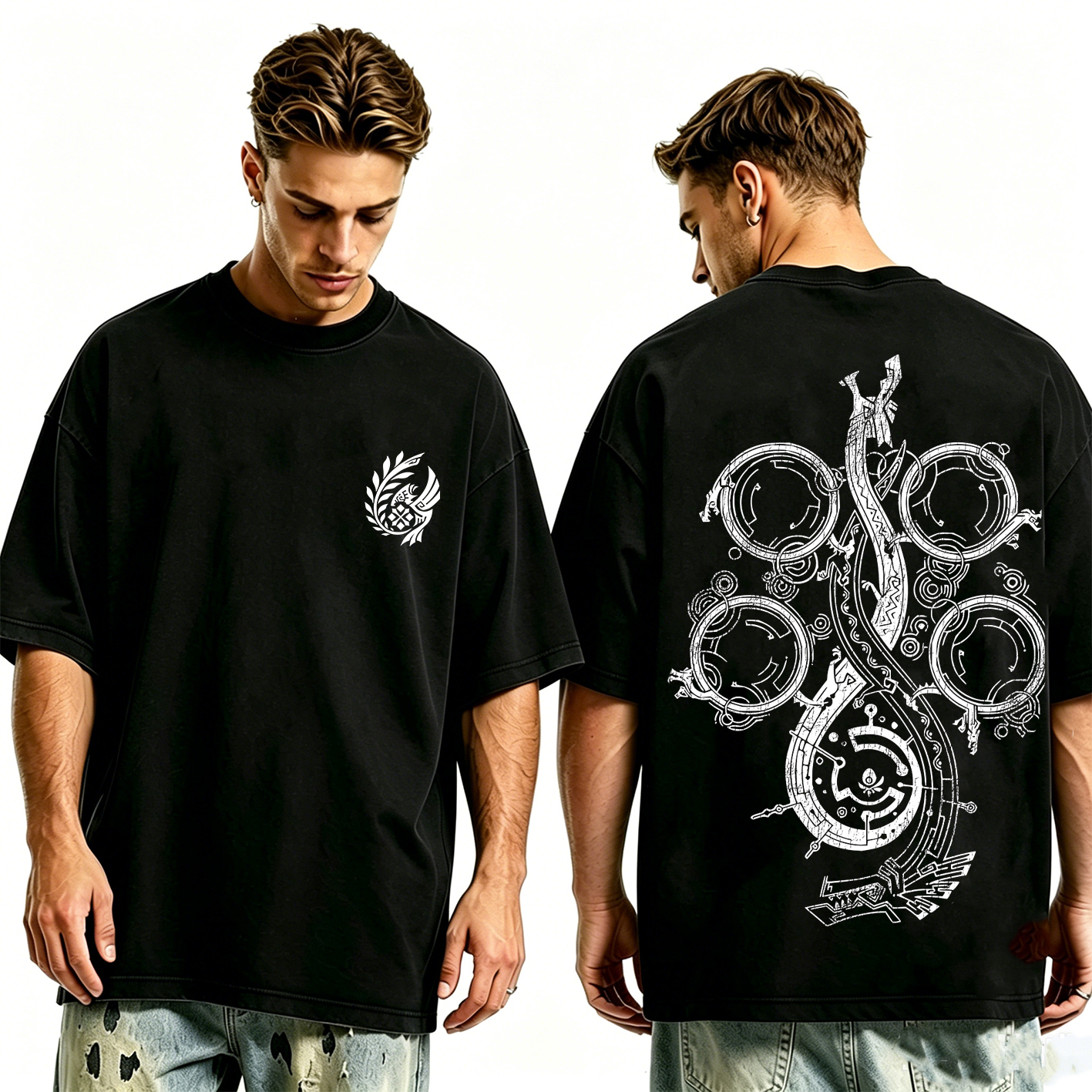 Monster Hunter Wilds Icon Oversize Unisex Shirts/Crewneck/Hoodie