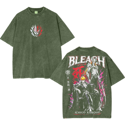 Ichigo Bleach Washed T-shirt/Crewneck/Hoodie