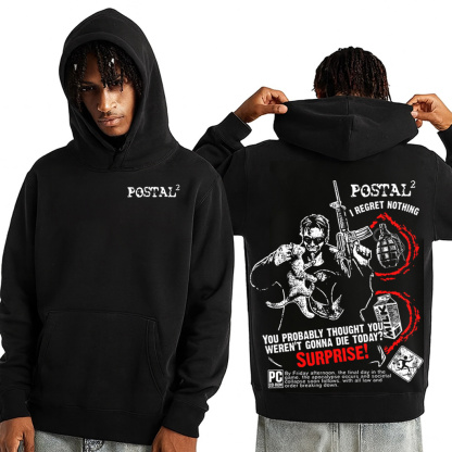 Postal 2 Vintage Graphic Oversized Washed T-shirt/Crewneck/Hoodie