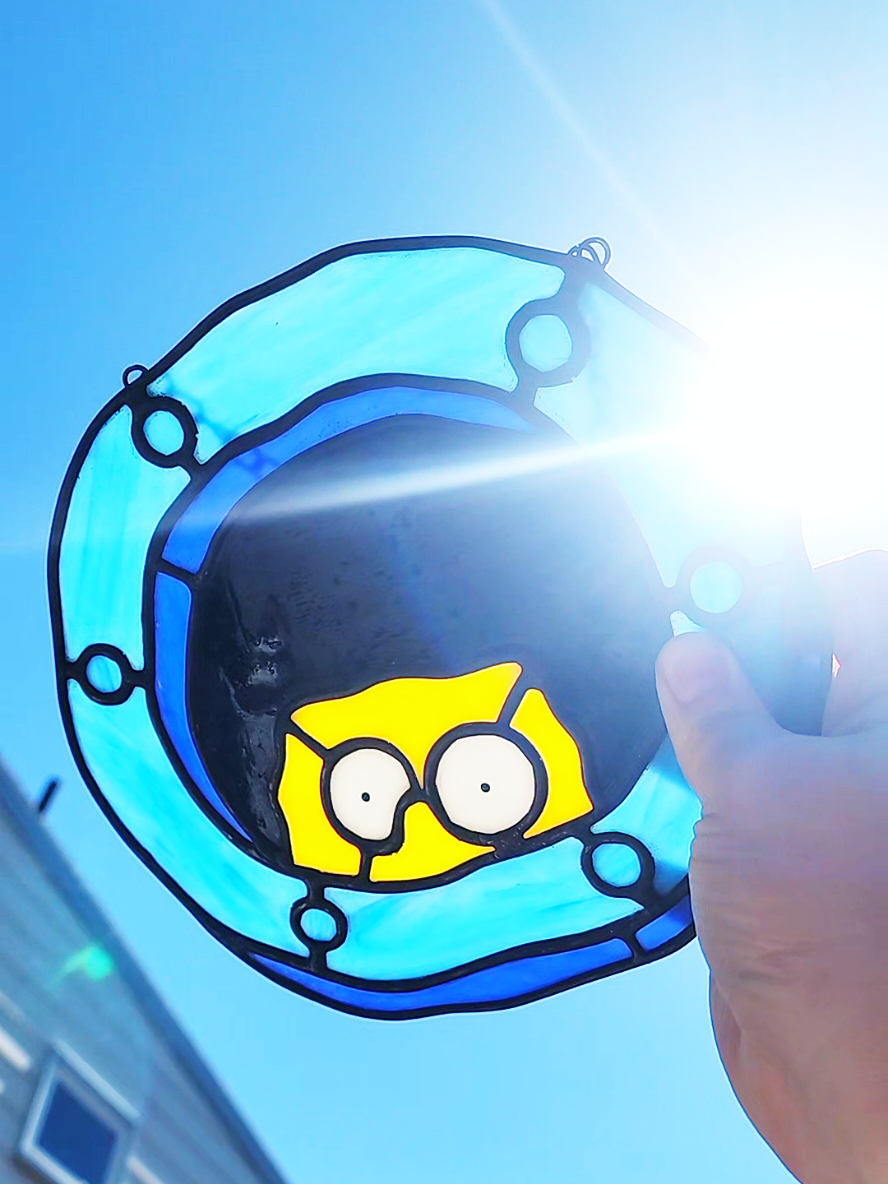 Pokemon Faux Stained Glass Suncatcher