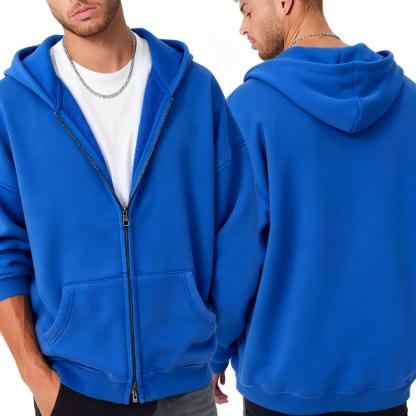 Clean Heavyweight Zip Up Hoodie
