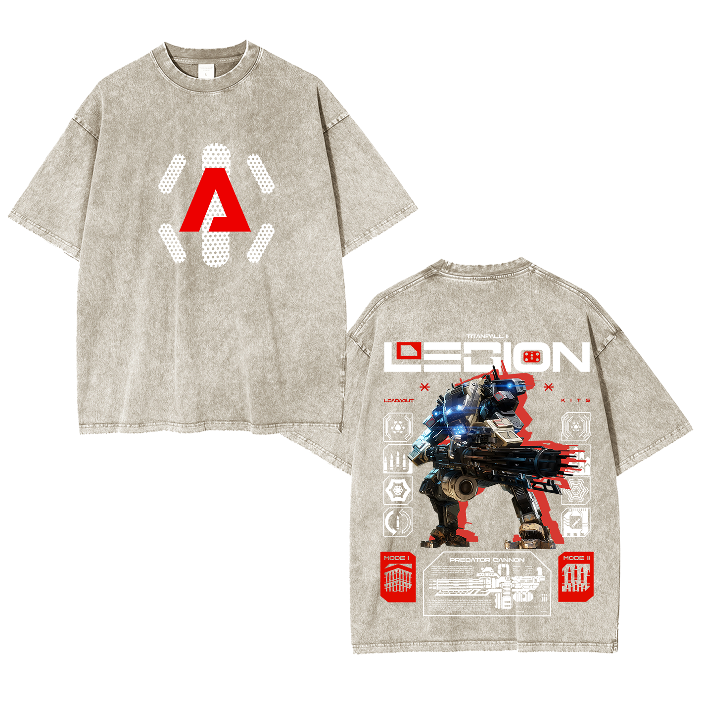 Legion Titanfall  Unisex Washed T-Shirt