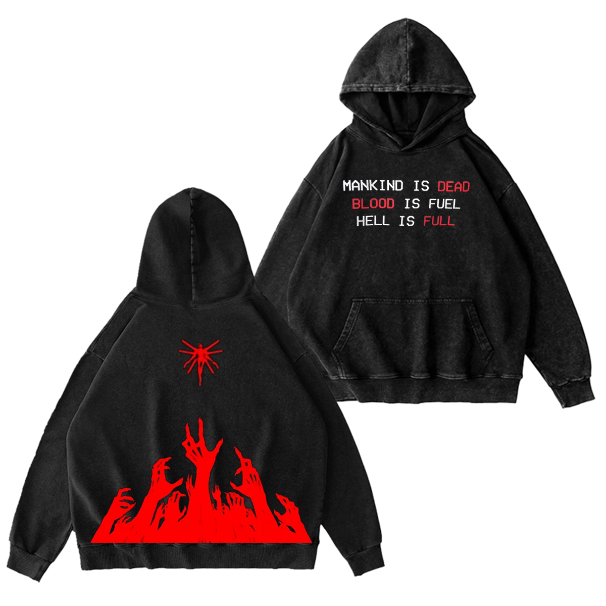 Heaven Pierce Her Vintage Washed T-shirt/Crewneck/Hoodie