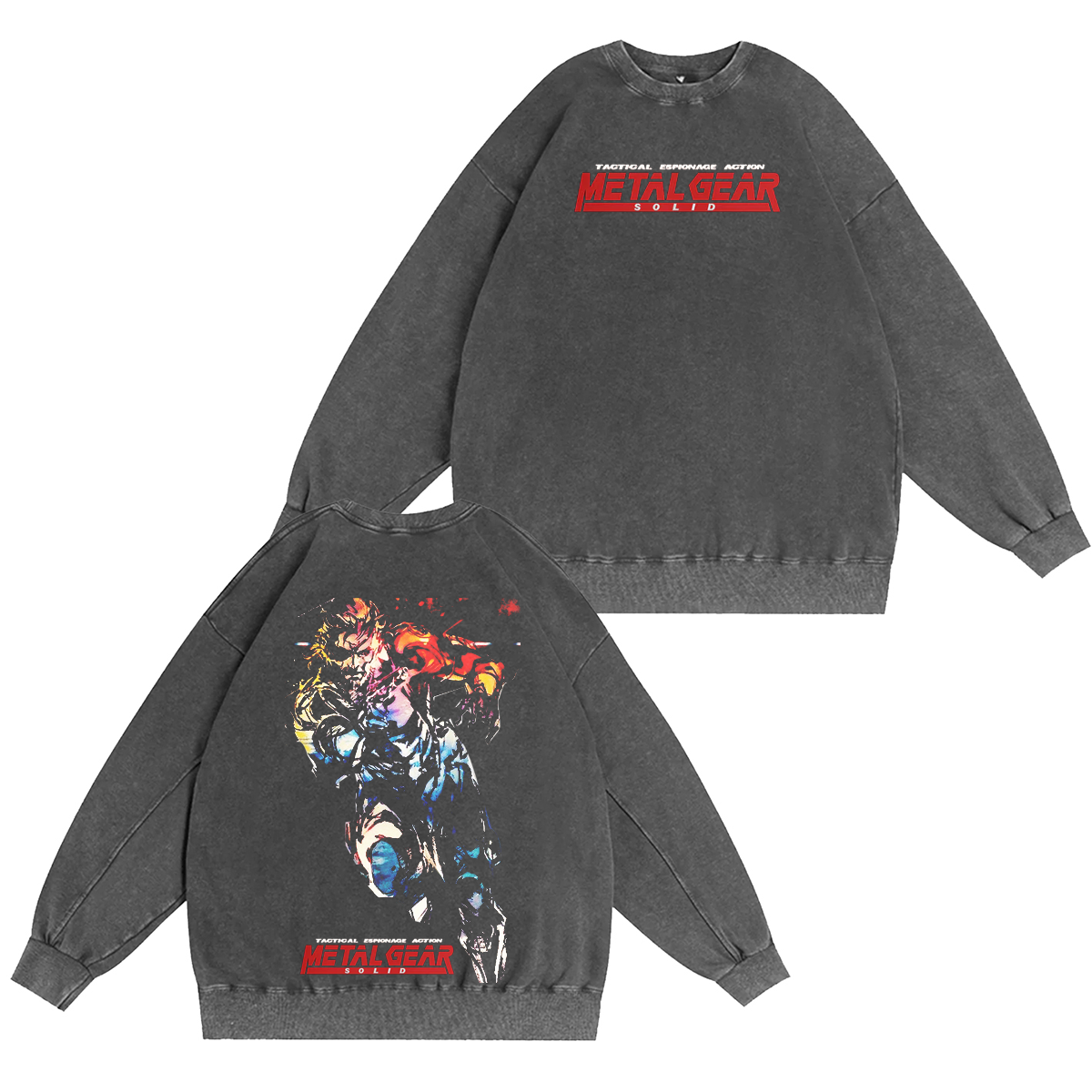 Metal Gear Vintage Washed T-shirt/Crewneck/Hoodie