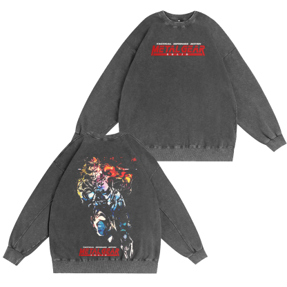 Metal Gear Vintage Washed T-shirt/Crewneck/Hoodie