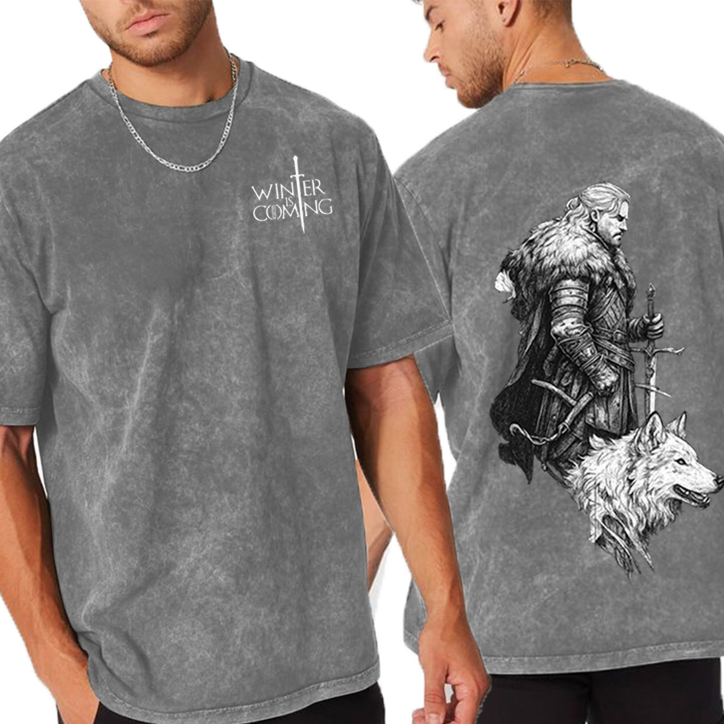 Winter is Coming Oversized Washed T-shirt/Crewneck/Hoodie