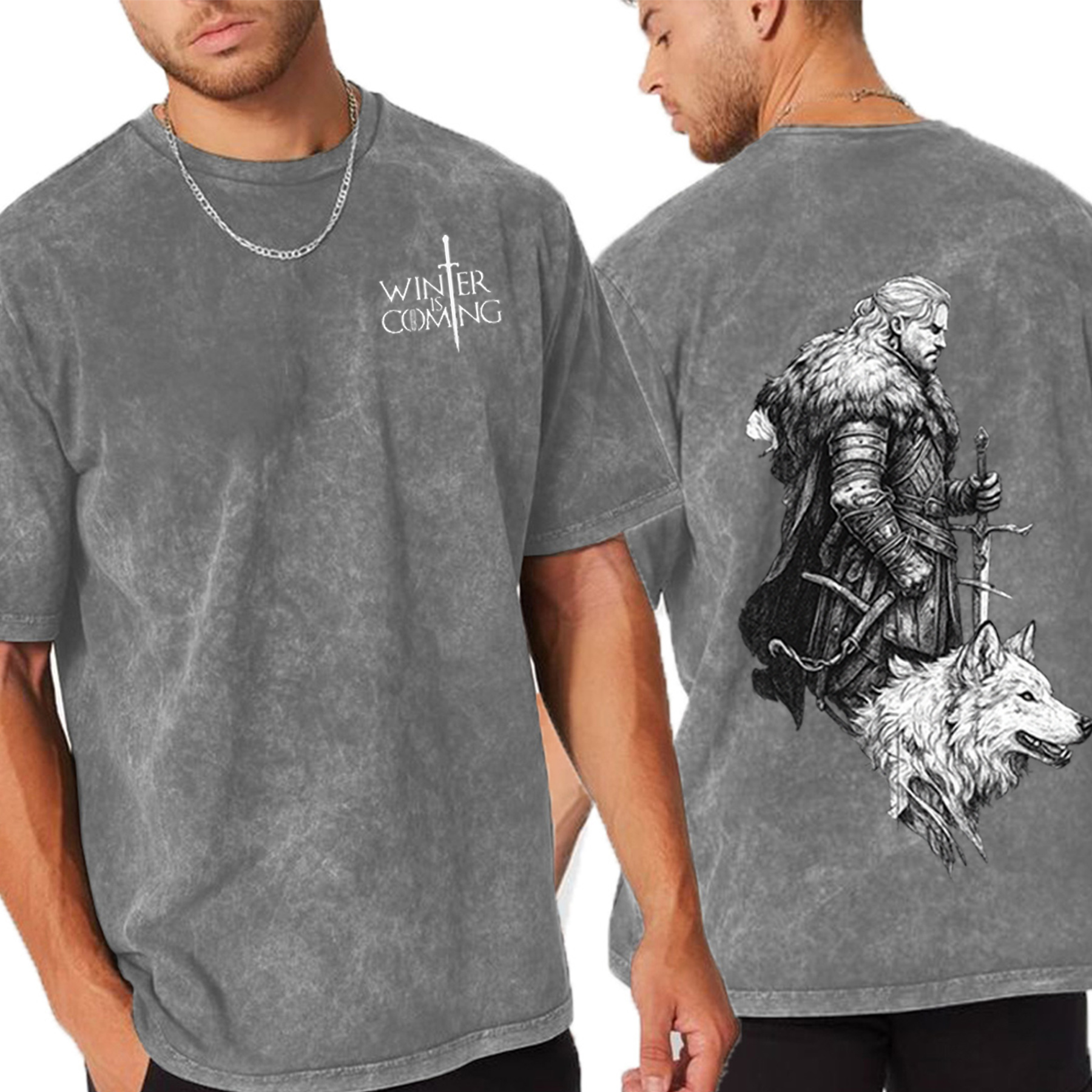 Winter is Coming Oversized Washed T-shirt/Crewneck/Hoodie