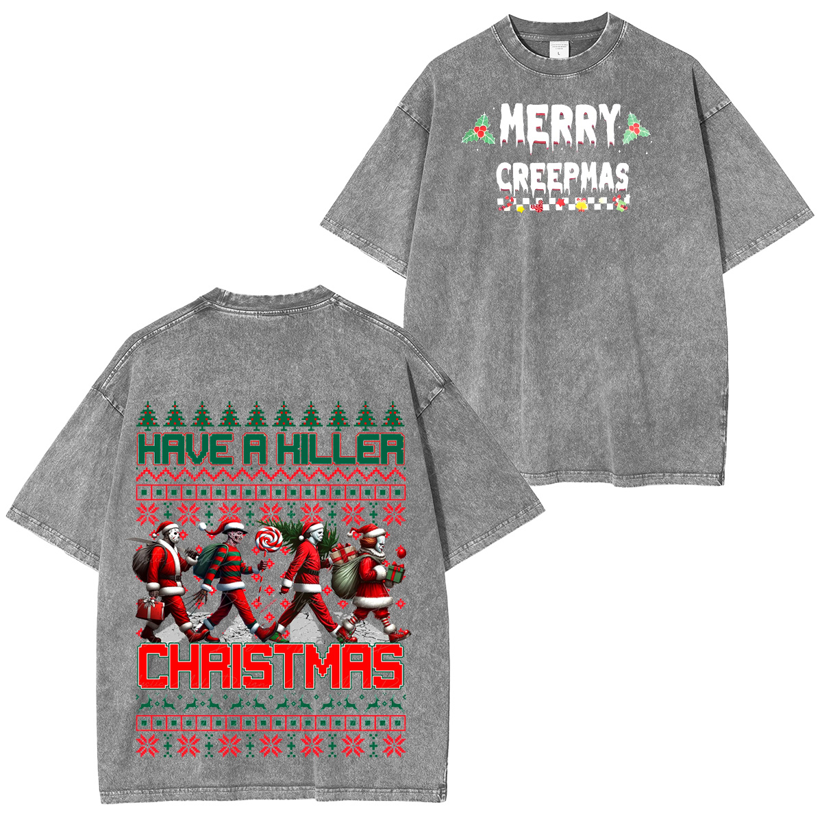 Friends Christmas  Oversized Washed T-shirt/Crewneck/Hoodie